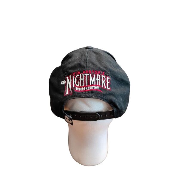 Disney Parks Hat Mens Black Jack Skellington Snapback Nightmare Before Christmas - Picture 2 of 8